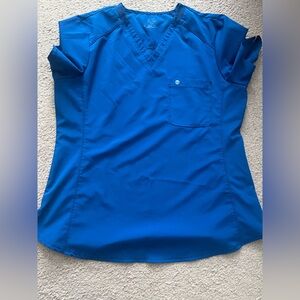 Blue Women's Scrub Top
